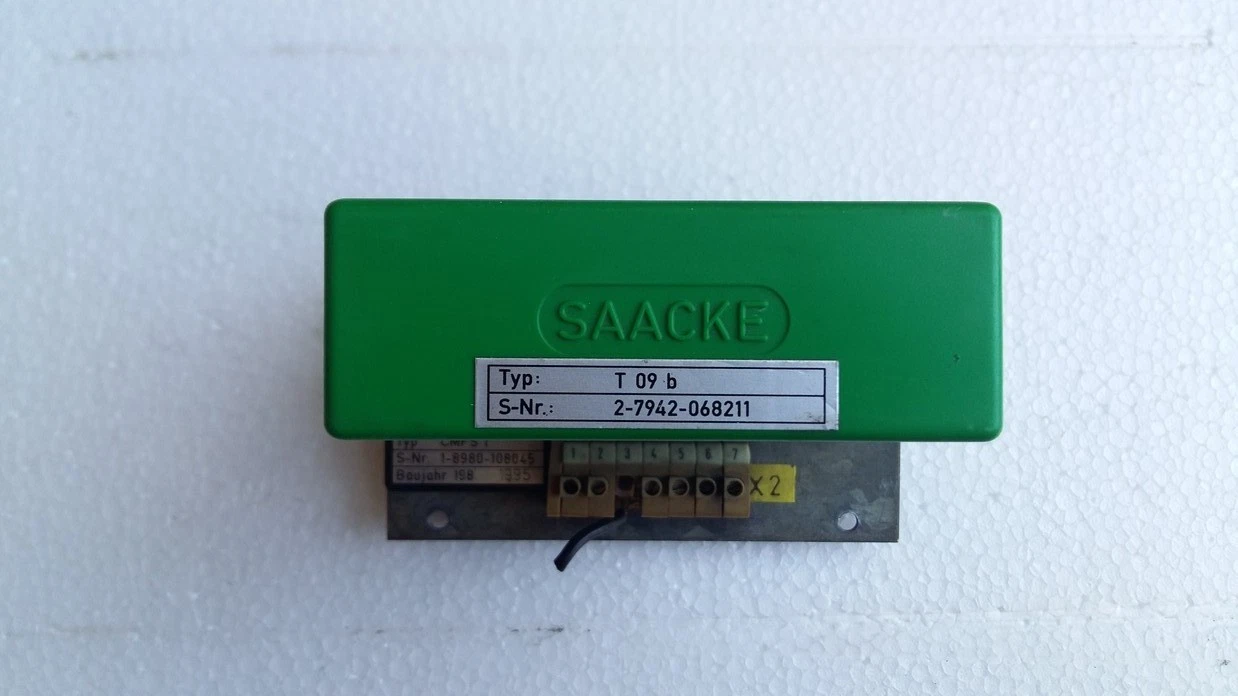 SAACKE CFMS 1 Burner Control Unit Type T09B